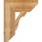 Ekena Millwork Olympic Slat Rough Sawn Bracket, Western Red Cedar, 6"W x 18"D x 22"H BKT06X18X22OLY06RWR - alternate 4